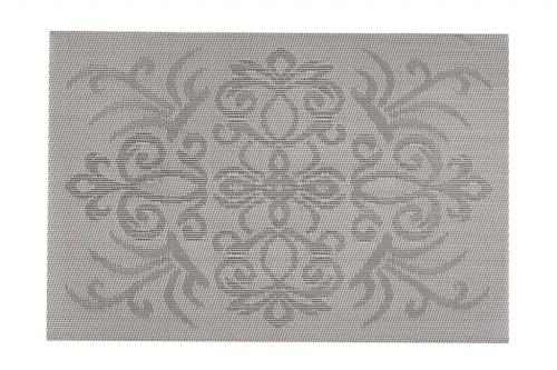 Podkładka pod talerze, podkładka na stół, ornamenty, szara