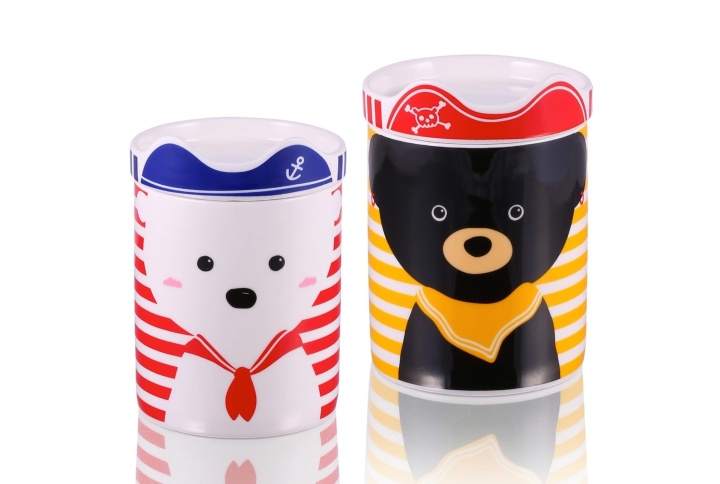 2x Kubek porcelanowy dla dziecka Ted Ahoj i Miś Boo