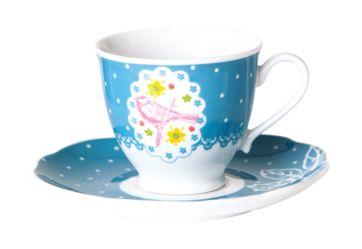 Filiżanka porcelanowa ze spodeczkiem