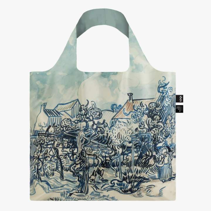 VINCENT VAN GOGH Old Vineyard & Landscape with Houses Bag