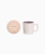 Kremowo - beżowy Kubek z podkładką Coffee Bar 300ml