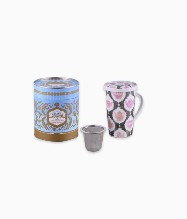 Kubek porcelanowy z zaparzaczem