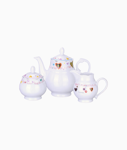 Serwis porcelanowy kawowy
