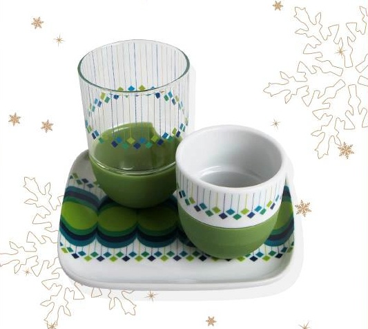 kubki do espresso, zestaw