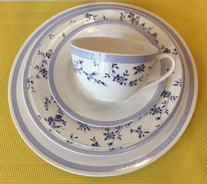 Porcelana angielska kwiatki
