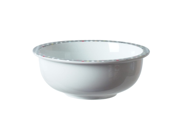 Misa z porcelany w kropki